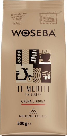 Kawa WOSEBA TI M ERITI CREMA E AROMA 500g mielona Woseba