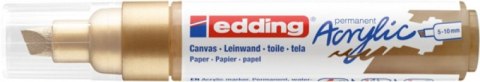 Marker akrylowy 5-10 mm matowe bogate złoto 5000/924/ZL Edding Edding