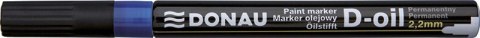 Marker olejowy D-Oil, okrągły, 2,2mm, niebieski, typu DONAU 7368001PL-10 Donau