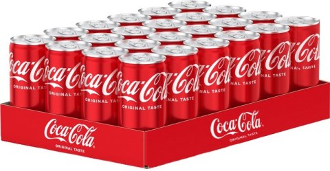 Napój COCA COLA 0.2L PUSZKA (24szt.) KAUCJA Coca-Cola