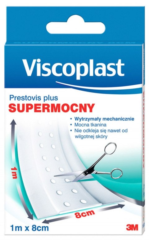 Nowy indeks bhk0005 Plaster do cięcia VISCOPLAST Prestovis Plus, supermocny, 8cmx1m Viscoplast 3M