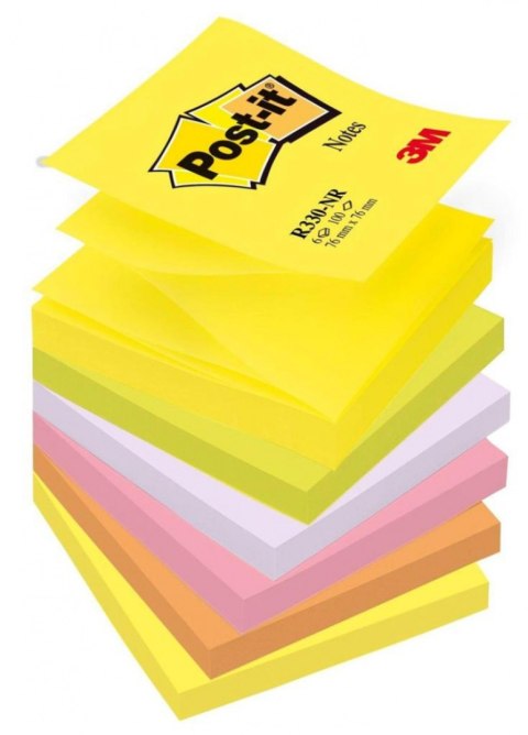 Nowy indeks blk0036011 Bloczki 3M POST-IT Z-Notes 76x76mm neonowe 6x100k R330-NR FT510089939 Post-It 3M