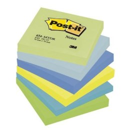 Nowy indeks blk3996 Bloczek samoprzylepny 76x76 6szt. 654-MTDR POST-IT 3M paleta marzycielska (X) Post-It 3M