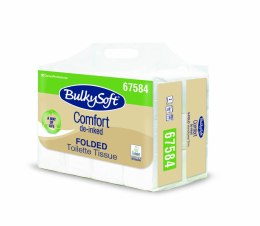 Papier toaletowy BulkySoft Comfort de-inked, 2 warstwy, kolor biały, celuloza z recyklingu, 6000 szt/op., 67584 Bulky soft