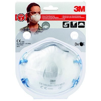 Półmaska filtrująca (3) 8810 3M bez zaworu FFP2 XA004838844 3M