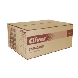 Ręczniki składane V STANDARD extra białe 4000 składek makulatura CLIVER (ZZ) 2165 Cliver