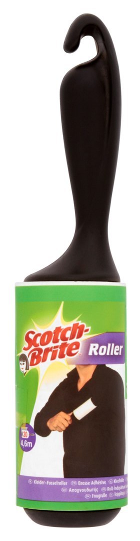Rolka czyszcząca SCOTCH BRITE_, 30 listków, czarna Scotch Brite 3M