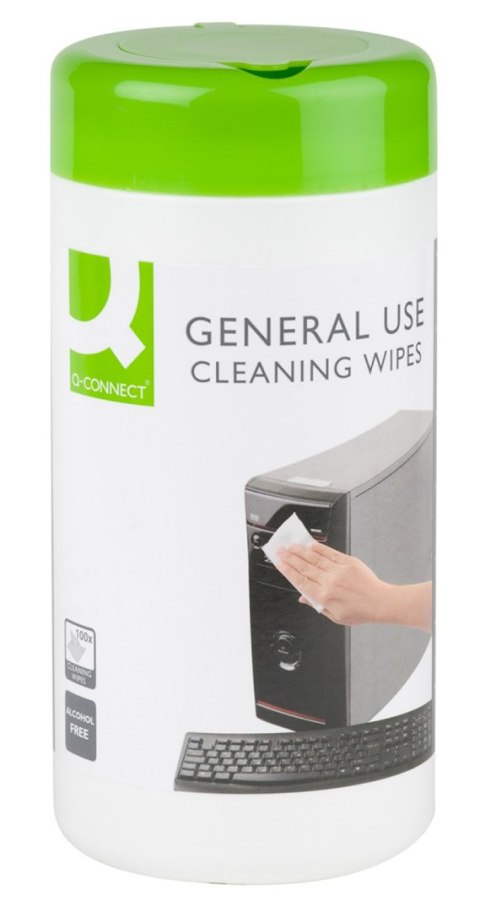 Ściereczki do czyszczenia obudów , tuba, 100szt., typu Q-CONNECT KF04508A Q-Connect