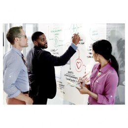 Suchościeralna folia w rolce POST-IT_ Dry Erase (DEF4X3-EU), 91x122cm, biała Post-It 3M