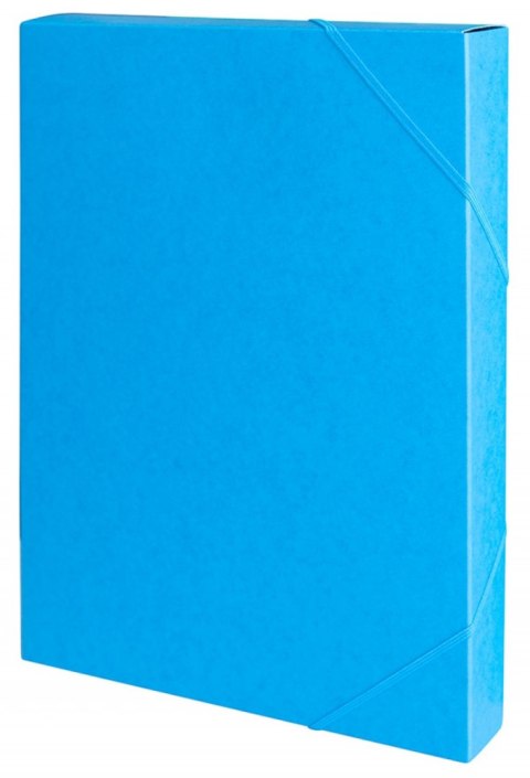 Teczka preszpanowa, przestrzenna 40mm niebieska 21186411-01 Office Products