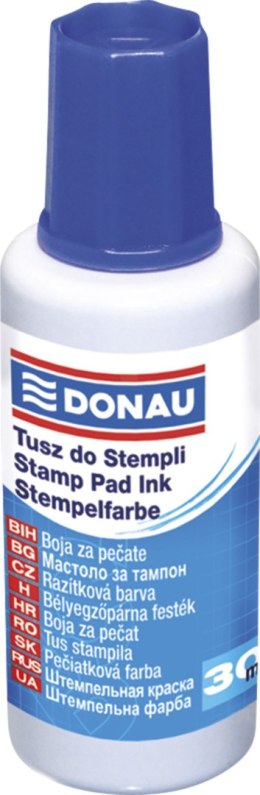 Tusz do stempli niebieski 30ml DONAU Donau