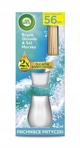 AIR WICK Odświeżacz pachnące patyczki 42ml Bryza Oceanu & Sól Morska 8987 Air Wick