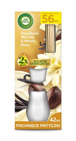 AIR WICK Odświeżacz pachnące patyczki 42ml Wanilia & Masło Shea 9007 Air Wick