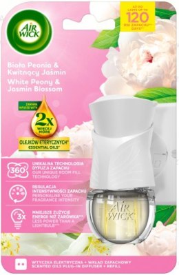 AIR WICK odświeżacz Elektryczny komplet 19ml Biała Peonia i Kwitnący Jaśmin 18116 Air wick
