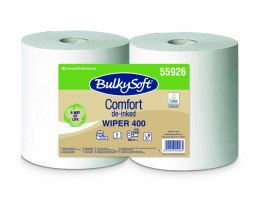 BulkySoft Comfort de-inked EKOLOGICZNE czyściwo papierowe 2w. 2x400m, celuloza z recyklingu (2rolki) 55926 Bulky Soft