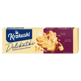 Ciastka BAHLSEN KRAKUSKI DELIKATKI herbatniki maślane lukrowane 125g Krakuski