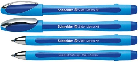 Długopis SCHNEIDER SLIDER MEMO XB niebieski 150203 Schneider