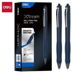 Długopis automatyczny 0,7 mm, seria Xtream Q48, niebieski, EQ48_BL, Deli. Deli