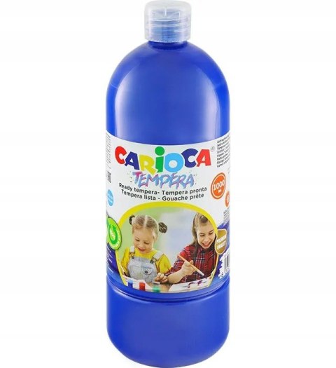 Farba tempera 1000 ml, ciemny niebieski CARIOCA 40430/17 Carioca