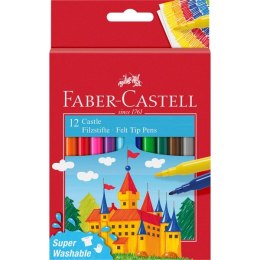 Flamastry ZAMEK 12 kol op karton 554201 FC Faber-Castell