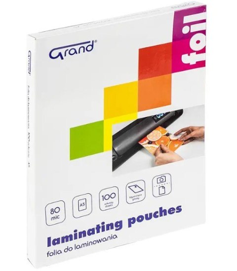 Folia do laminacji A5 80mic 100 ark GRAND 160-2506 Grand