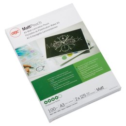 Folia do laminacji Matt, A3, 125 mic, matowa, 3747235, GBC GBC