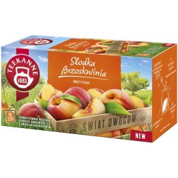 Herbata TEEKANNE World of Fruits, Słodka Brzoskwinia, 20 kopert, SP-067824 Teekanne