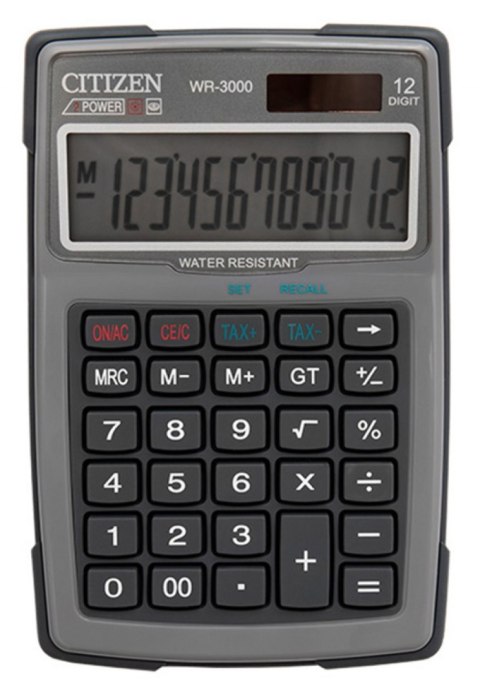 Kalkulator specjalny CITIZEN WR3000NRGYE WR3000GY Citizen