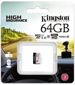 Karta pamięci High-Endurance MicroSD 64GB UHS-I U1 24/7 Kingston Kingston