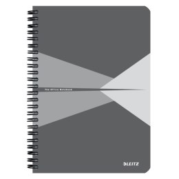 Kołonotatnik Office PP A5, w kratkę, szary 44981085 Leitz