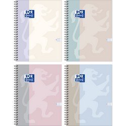 Kołozeszyt Oxford B-Light 2-spiralny B4 100 kartek, kratka 5x5mm 400210151 Oxford