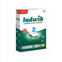 LUDWIK Tabletki do zmywarki ALL IN ONE MAX POWER A80 LEMON Ludwik