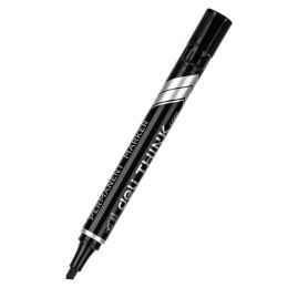 Marker permanentny ścięty 1,5_5 mm, czarny, EU10120, Deli. Deli