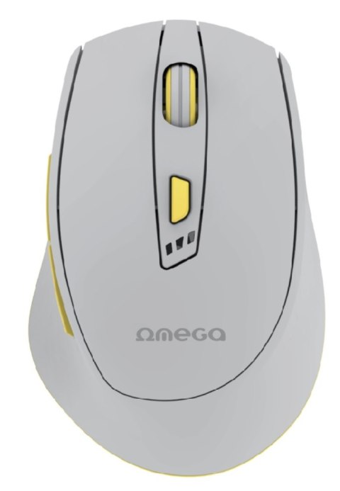 Mysz bezprzewodowa OMEGA MOUSE recharegable usb-c szara OMC529RWGL PLATINET Platinet