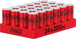 Napój COCA COLA ZERO 0.2L PUSZKA (24szt.) KAUCJA Coca-Cola