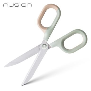 Nożyczki Comfort Nusign ENS056, 14,5 cm, zielone ENS056-GR Deli Deli