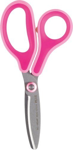 Nożyczki dziecięce CURVE KIDS SC-145MF różowe, 35064 PLUS Plus Japan / Pentel