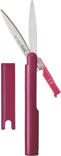 Nożyczki kieszonkowe SC-130PF bordowe, 35699 PLUS Plus Japan / Pentel