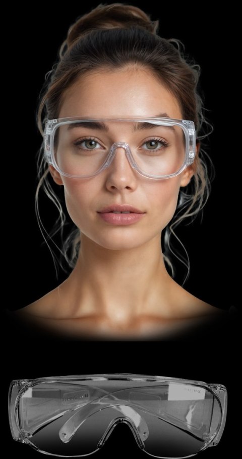 Okulary ochronne transparentne GOG-ICE T REIS Reis