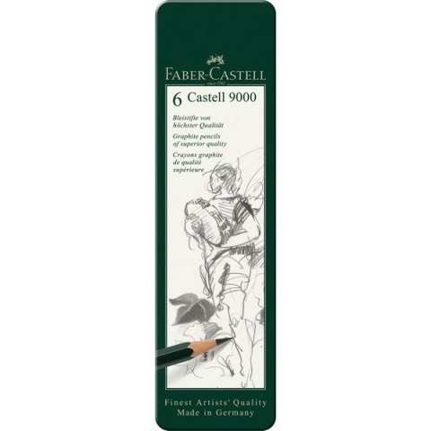 Ołówek CASSTELL 9000 6szt. FC119063 Faber-Castell