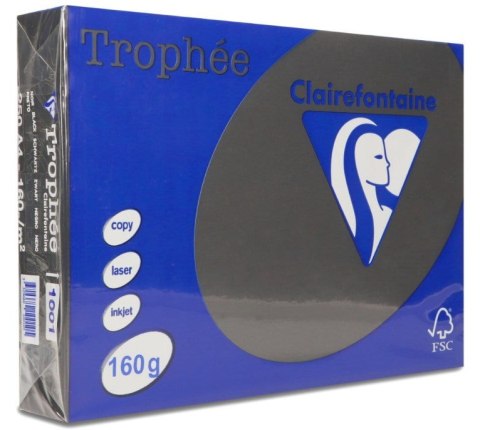 Papier xero A4 160g czarny TROPHEE EMERSON 250ark xca41001b 1001PC Emerson