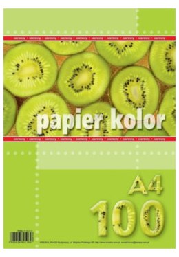 Papier xero A4 czerwony (100 arkuszy) KRESKA. Kreska