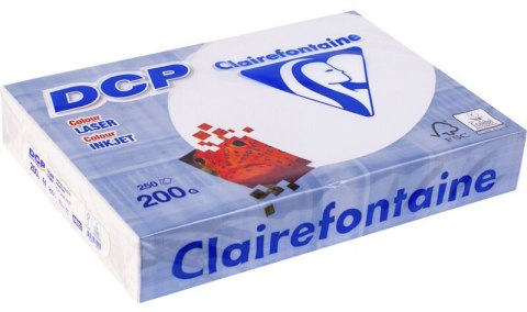 Papier xero satynowy A4/200g DCP IVORY kość słoniowa 6822 250ark Clairefontaine. Dcp