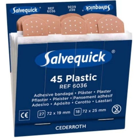 Plastry plastikowe CEDERROTH Salvequick (REF-6036) Viscoplast 3M
