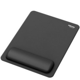 Podkładka pod mysz i nadgarstek BREYTA XL, czarna 28x21cm 100142560 FELLOWES Fellowes