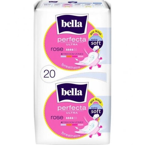 Podpaski higieniczne Bella Perfecta Ultra Rose 20 sztuk 4847 Bella