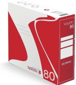 Pudło archiwizacyjne 80mm czerwony 330x80x290mm VAUPE, 434/01 VauPe
