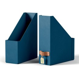 Pojemnik na dokumenty Leitz Puro, z tektury w 100% z recyklingu, 2 szt., granatowy 24710068 Leitz