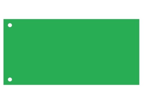 Przekładki kartonowe 1/3 A4 ARO zielone 100sztuk ARO