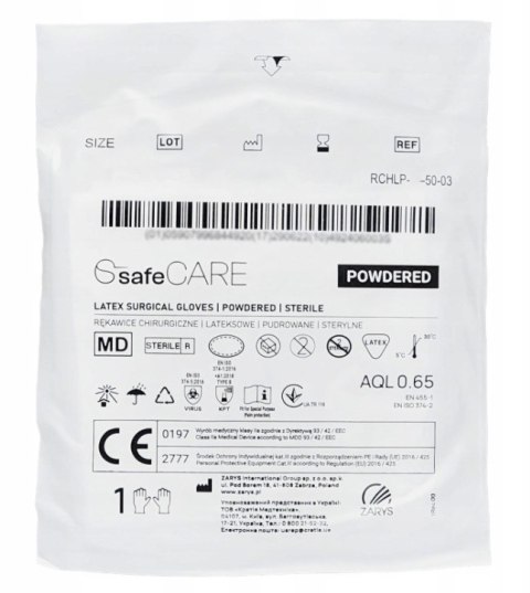 Rękawice lateksowe (1para) do apteczki Noname